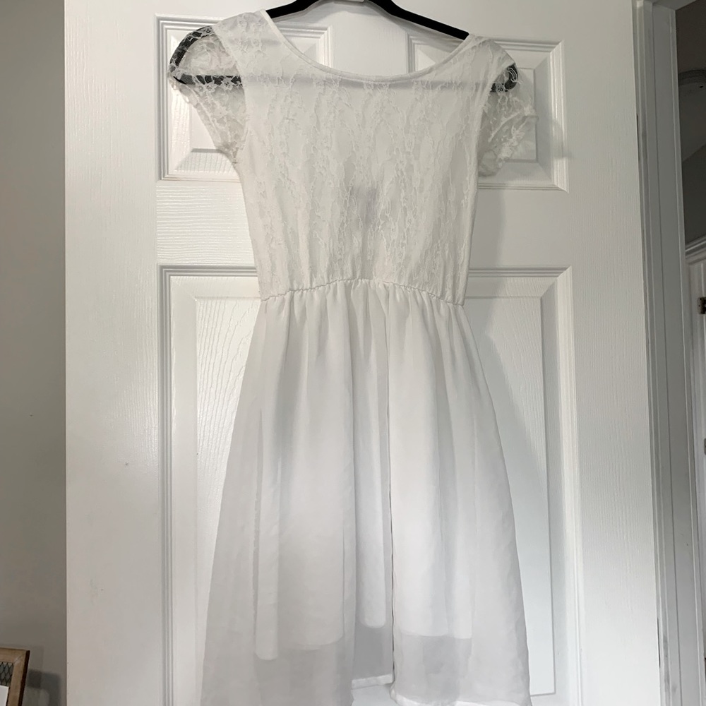 Simple White Dress